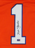 Mike Shanahan Signed Denver Custom Orange Jersey