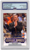 Bruce Weber Signed Illinois 2011 Upper Deck World of Sports Card #86 - (PSA/DNA)