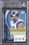 Rams Kurt Warner Authentic Signed 2000 Absolute #130 Card BAS Slabbed