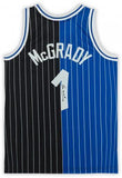 FRMD Tracy McGrady Magic Signed Split Mitchell & Ness 2003-2004 Swingman Jersey