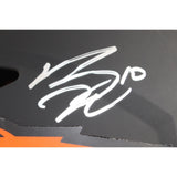 Bo Nix Autographed Denver Broncos F/S Eclipse Helmet Beckett Witness 51398