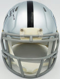 DJ TURNER AUTOGRAPHED LAS VEGAS RAIDERS MINI HELMET JUST WIN BABY BECKETT 236679