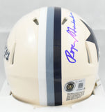 Roger Staubach Autographed Dallas Cowboys Retro Speed Mini Helmet - Beckett W