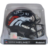 Ed McCaffrey Autographed Denver Broncos TB 97-23 Mini Helmet Beckett 56388