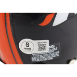 John Elway Signed Denver Broncos VSR4 TB 97-23 Mini Helmet HOF Beckett 50192