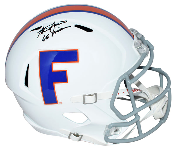 florida football white helmets Gators Riddell Speed Authentic Helmet this collectible Speed Authentic football helmet is made specifically for fans of the Florida State Seminoles Florida Gators Team-Issued White 1960