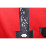 Ronald Acuna Autographed/Signed Pro Style Red Jersey JSA 43404