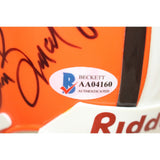 Graham Schafrath Lavelli +10 Cleveland Browns Signed Mini Helmet VSR4 BAS 56213
