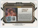 Fallon Henley WWE Authentic Signed 2023 Panini Prizm #22 Card BAS #BS86808