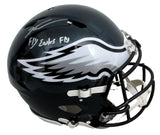Jalen Carter Signed/Inscr Speed Full Size Authentic Helmet Eagles PSA/DNA 193664