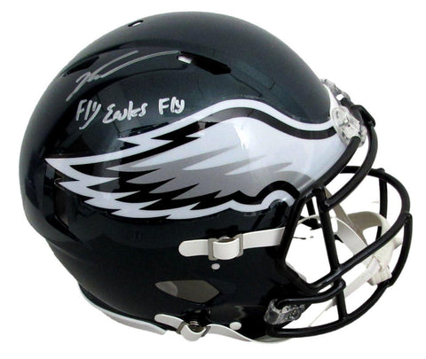 Jalen Carter Signed/Inscr Speed Full Size Authentic Helmet Eagles PSA/DNA 193664