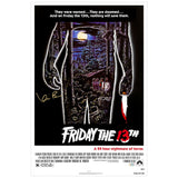 Kevin Bacon Autographed 1980 Friday the 13th 16x24 Movie Poster