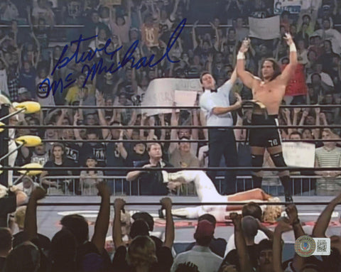 Steve McMichael WCW Authentic Signed 8x10 Photo Autographed BAS #BL91208