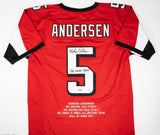 Morten Anderson "The Great Dane" Signed Atlanta Falcons (Radtke Sports COA) P.K.