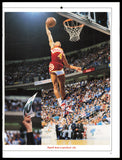 Spud Webb Autographed 8.5x11 Magazine Page Photo Atlanta Hawks SKU #240662
