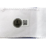 Tiki Barber Autographed/Signed Pro Style Blue XL Jersey Beckett Witness 51843