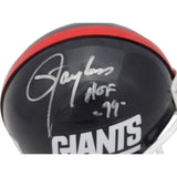 Lawrence Taylor Autographed New York Giants VSR4 Mini Helmet HOF Beckett 46601