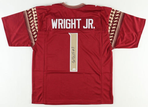 Winston Wright Signed Florida State Seminoles Jersey (JSA COA) 2023 Sr. Receiver