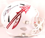 Deion Sanders Signed Florida State F/S White ALT Speed Helmet-Beckett W Hologram