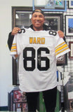 Hines Ward Signed Steelers Jersey (Beckett) 2xSuper Bowl Champion XL, XLIII / WR