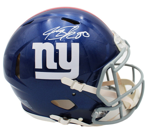 Jeremy Shockey Signed New York Giants Speed Authentic NFL Helmet