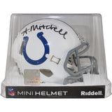 Adonai Mitchell Autographed Indianapolis Colts Mini Helmet Fanatics 53645