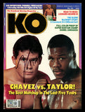 Julio Cesar Chavez Autographed Signed KO Magazine Beckett BAS QR #BK08760