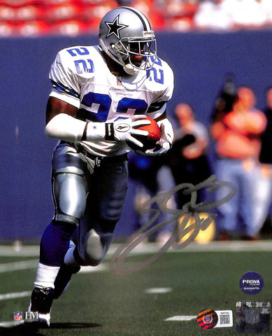Emmitt Smith Autographed Dallas Cowboys 8x10 Photo Beckett 42538
