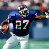 Rodney Hampton Signed New York Giants Jersey (Beckett) "N.Y. Giants & ROH 2022"