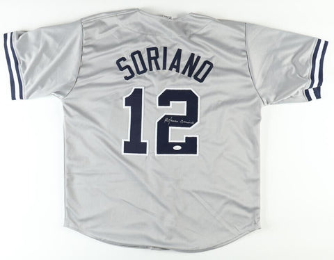 Alfonso Soriano Signed New York Yankees Jersey (JSA COA) 7xAll Star Outfielder