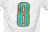 Mark Brunell Autographed/Signed Pro Style White XL Jersey BAS 40271