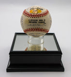 Ernie Banks Autographed five inscription baseball HMG COA