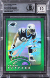 Panthers Julius Peppers Signed 2002 Topps CR #214 RC Card Auto 10! BAS Slabbed