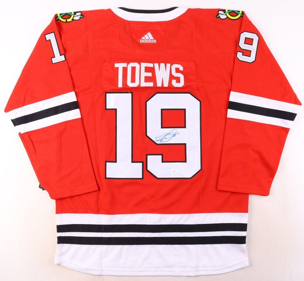 Jonathan Toews Signed Chicago Blackhawks Adidas Red Captain's Jersey (JSA COA)