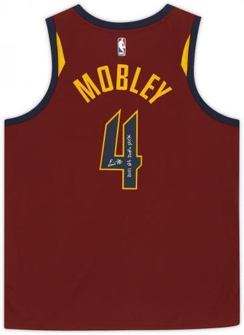 FRMD Evan Mobley Cavaliers Signed Nike Icon Swingman Jersey w/#3 Draft Pick Insc