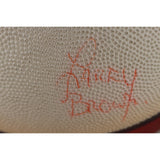 Larry Brown Autographed Denver Nuggets Logo Basketball Retro Beckett LOA 51602