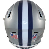 Michael Irvin Autographed Dallas Cowboys SpeedFlex Helmet Beckett Witness 50787