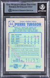 Sabres Pierre Turgeon Authentic Signed 1990 Topps #66 Card BAS Slabbed