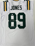 Packers JAMES JONES Signed Custom Replica Green Jersey AUTO w/ XLV Champs - JSA
