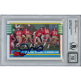 Joe Montana Autographed/Signed 1990 Topps #515 Slab Trading Card Beckett 49930