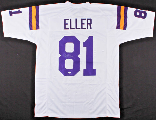 Carl Eller Signed Minnesota Vikings Jersey Inscribed HOF 04 (JSA) 1969 NFL Champ