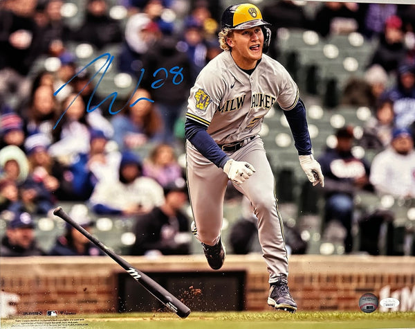 Milw Brewers Outfielder JOEY WIEMER Signed 16x20 Photo #5 AUTO - JSA