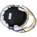 Zay Flowers Autographed/Signed Baltimore Ravens F/S Helmet 24 Alt Beckett 51157