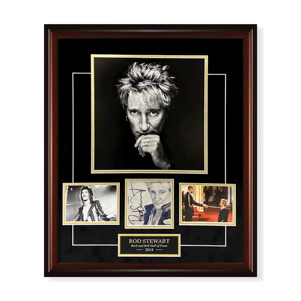 Rod Stewart Signed Autographed CD Cover Framed To 23x27 PSA/DNA
