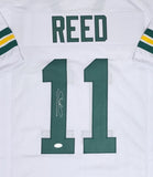 Packers Receiver JAYDEN REED Signed Custom Replica White Jersey AUTO - JSA