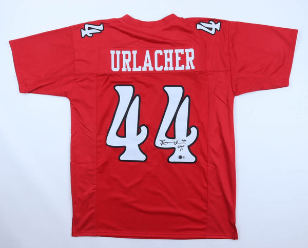 Brian Urlacher Signed New Mexico Lobos Jersey Inscribed "CHOF 17"(Beckett) Bears