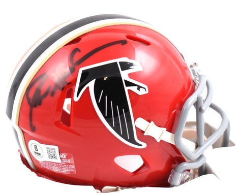 Deion Sanders Autographed Atlanta Falcons 66-69 Speed Mini Helmet-Beckett W Holo