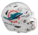 Ricky Williams Signed Miami Dolphins SpeedFlex NFL Helmet with 3 Inscriptions