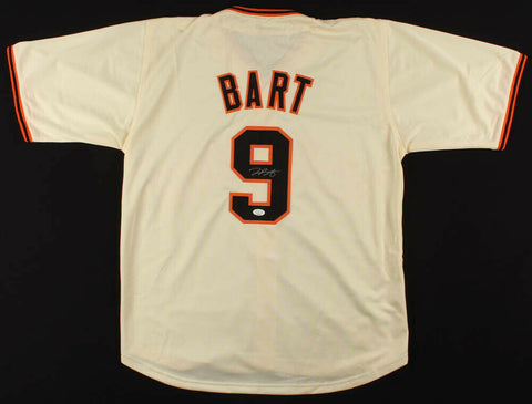 Joey Bart Signed Giants Cream Jersey (JSA COA) San Francisco Rookie Catcher
