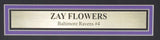Zay Flowers Signed 16x20 Photo Baltimore Ravens Framed Beckett 186172